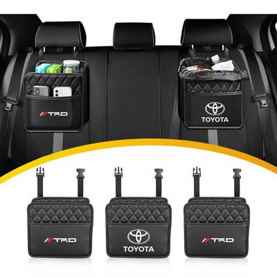 Araba Çok Fonksiyonlu Saklama Çantası Otomobil Koltuk Arkası Saklama Cebi TRD GR Corolla Avensis Yaris Rav4 Hilux Auris Camry Prius için