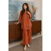 Pure Cotton Party Wear Kurti Pant Cord Set Indian Designer Top Tunic Kurta Set