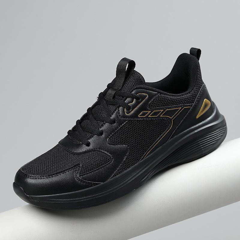 Summer Sports Shoes Lightweight Soft Sole Shock Absorption Student Running Shoes Youth Mesh Breathable Deodorant