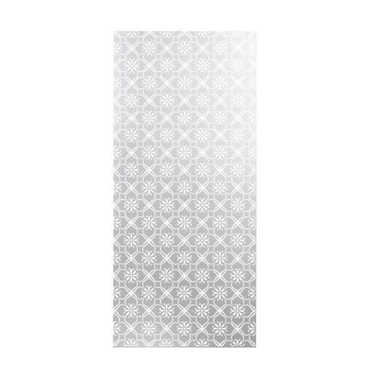 Floral Window Privacy Film Waterproof Frosted Static Cling Non-Adhesive Glass Door Privacy Film for Bathroom Bedroom Kitchen