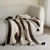 LISM Vintage Thickened Half-Velvet Blanket
