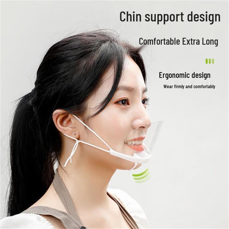 JINGRUIXIANG Transparent Catering & Hotel Anti-Fog Mask
