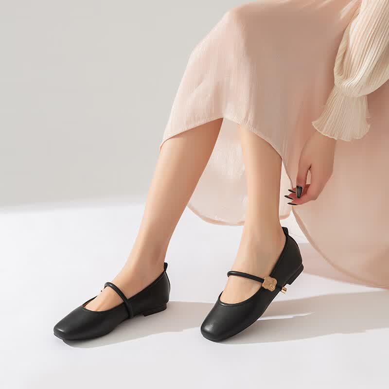 RED DRAGONFLY Women's Mary Jane Flat Shoes