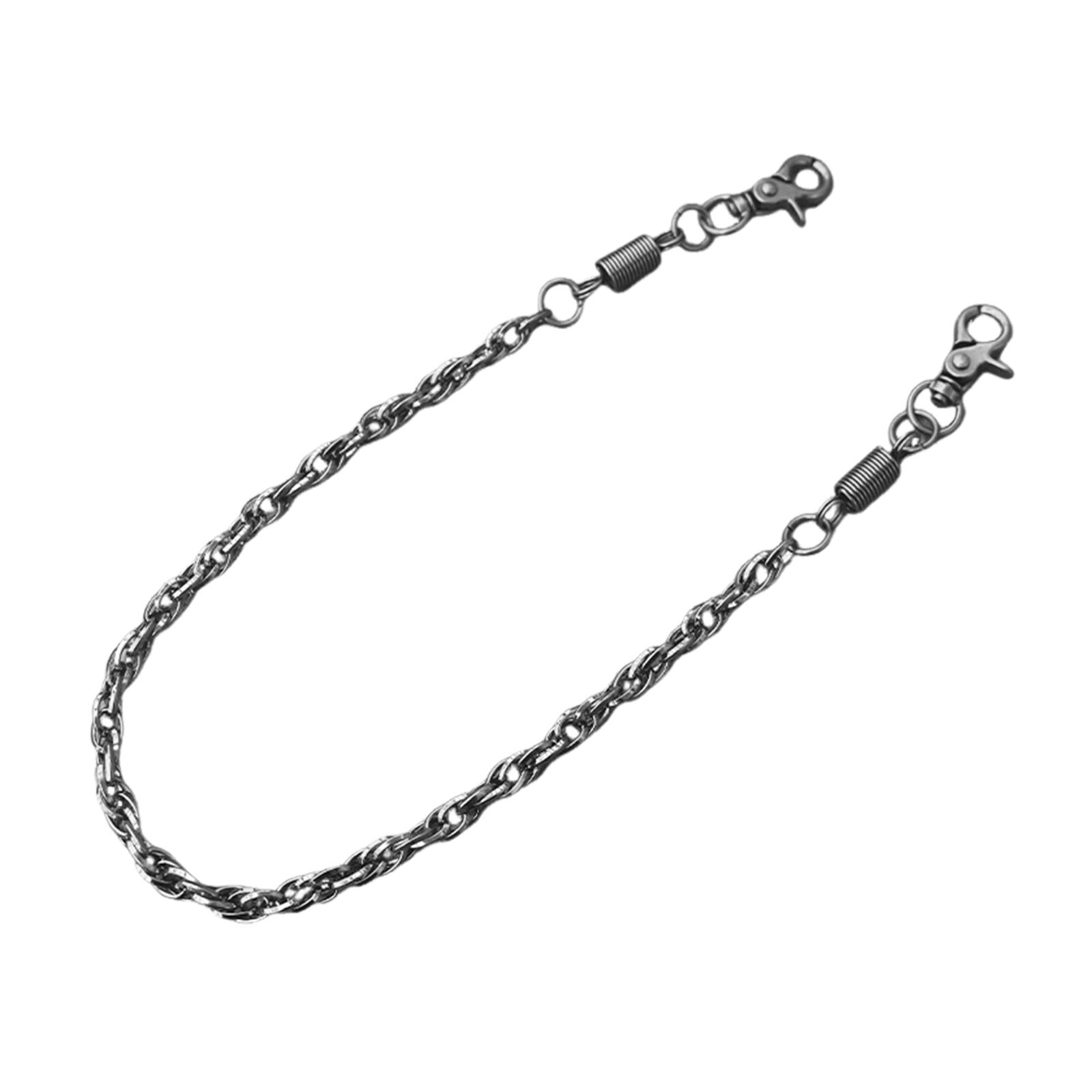 

Регулируемая длина Панк и Хип-хоп стиль Металлическая цепочка для брюк Аксессуар для любителей уличной моды и законодателей трендов