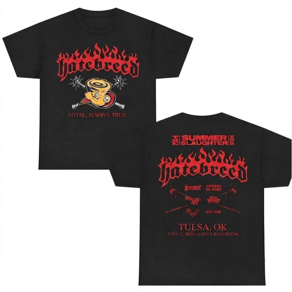 Hatebreed The Summer Slaughter Tour 2026 T-Shirt Cotton All Sizes