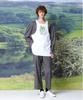 Millin Crop Wide Slacks (Gray)