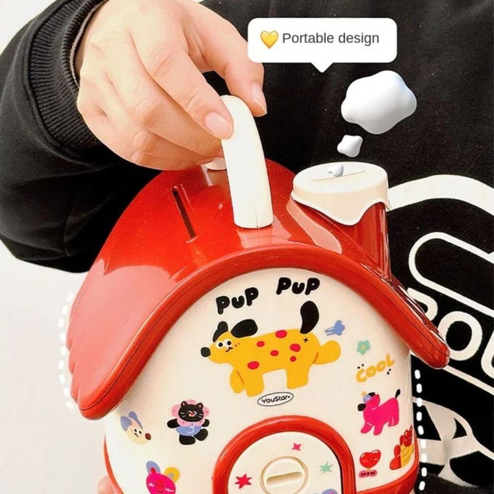 Safe Box Cartoon DIY Coin Bank Large Capacity Children Money Boxes House Piggy Bank  Creative Toy