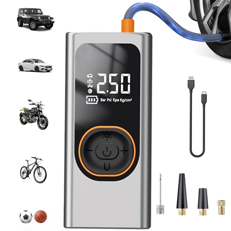 

Portable Digital Tire Inflator Pump High Efficiency Tire Fast Inflation Easy Storage for Car Starting Device Maintenance 1