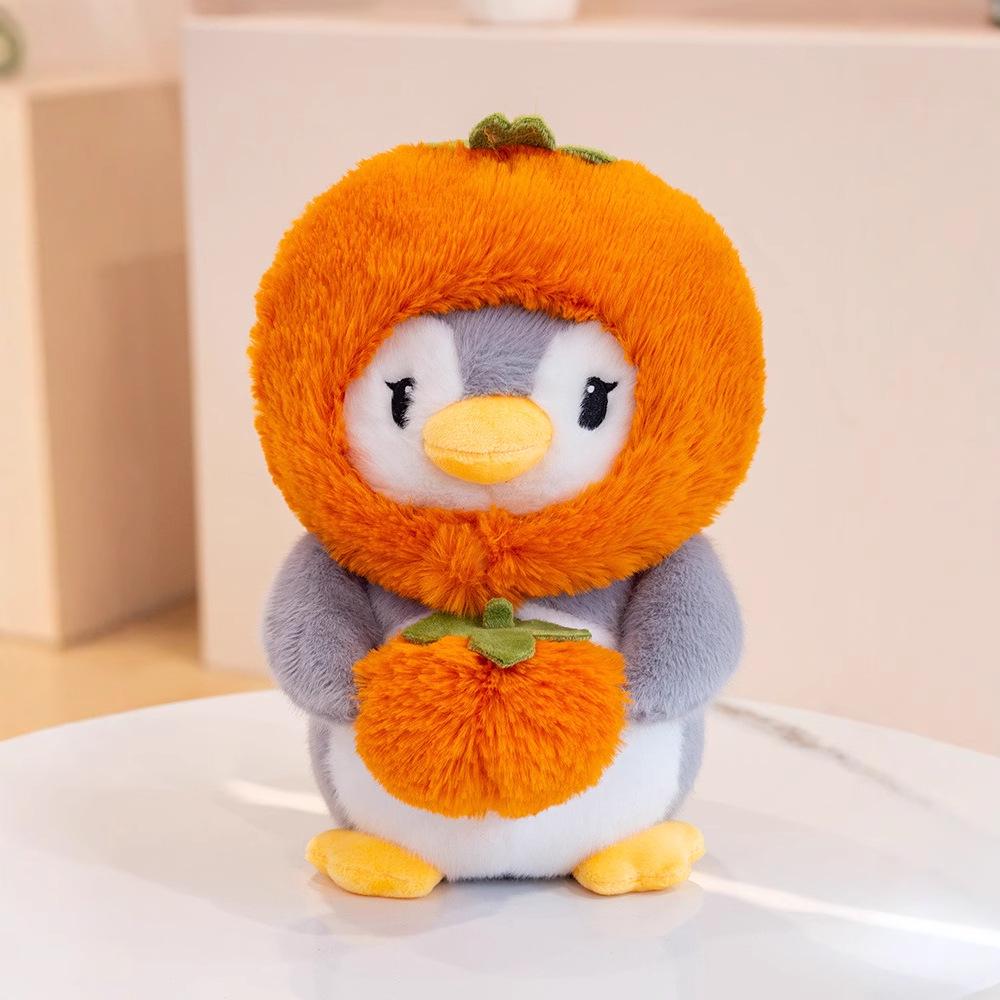 

Cute Persimmon Penguin Plush Toy - Adorable Gift for Kids & Fans 28cm