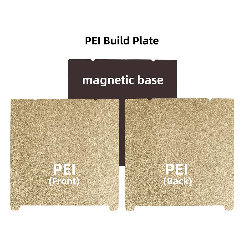 Für Ender 3 V3 SE 235x235mm Texturiertes PEI Glattes PEO PET PEF Blech Federstahl Bauplatte Für Creality K1/ Ender3 V3-SE/S1 Pro.