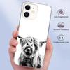 Scottish Highland Cattle Phone Case - Compatible with iPhone 12/12 Pro, Hippie Wild Cow Animal Cover for Teens, Men, Women - Trendy Cool TPU Bumper