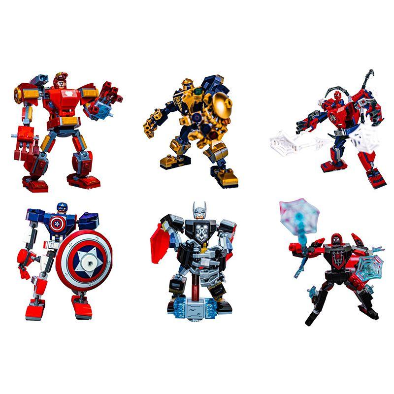 Avengers Building Block Figures Create Your Own Heroes With This Diy Set