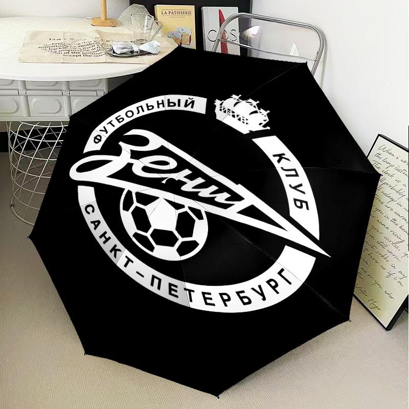 1PC zenit st petersburg Printed Umbrella Folding umbrella, automatic umbrella 8-Frame for Travel, camping Fan gifts Christmas Gifts