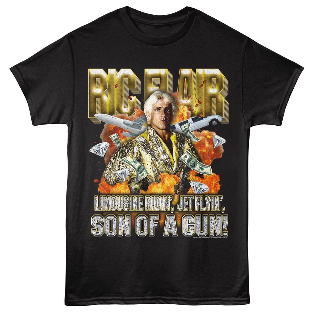 Ric Flair Limousine Ridin Jet Flyin Son Of A Gun Men s T Shirt Wrestling Legend Unisex T-Shirt XXL