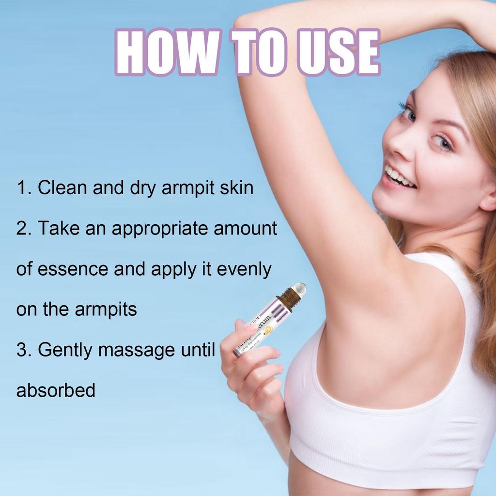 Bělící sérum na podpaží Péče o pokožku bikin a těla, Niacinamid, Jemná exfoliace, Redukuje mdlost, Ideální pro péči o pokožku po depilaci, 10 ml