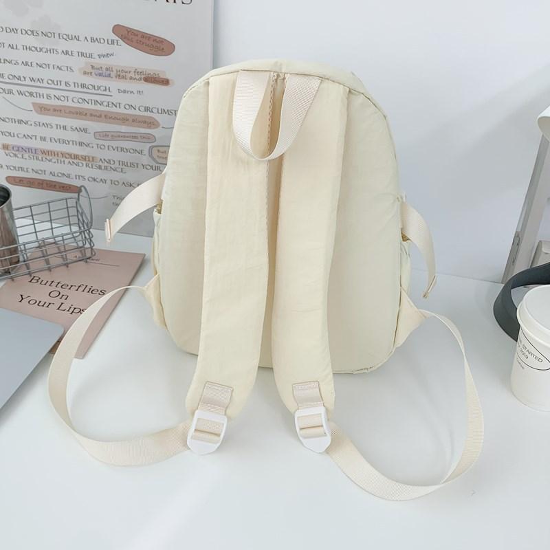 School bag new spring lazy large capacity backpack versatile sweet travel backpack cute college student high value school bag