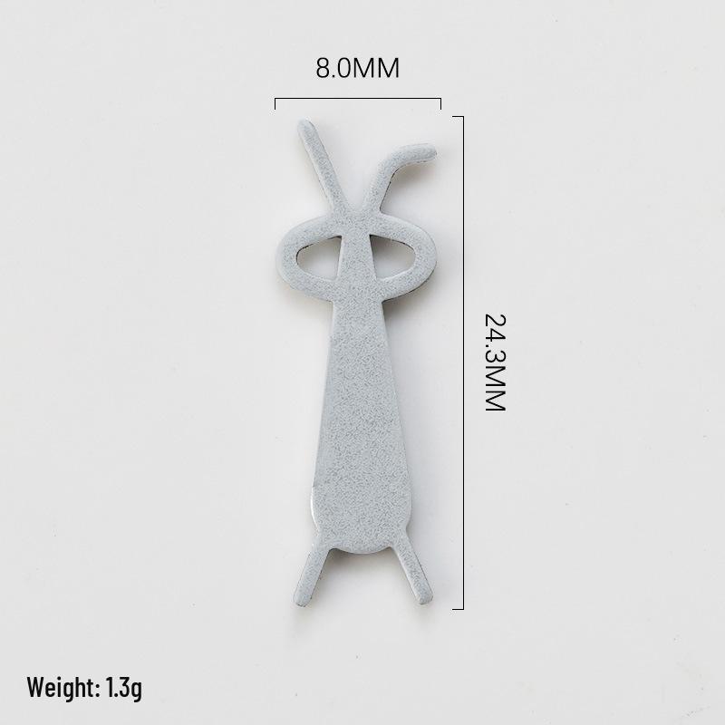 

Милый магнит с вислоухим кроликом: Многофункциональный инструмент для маникюрного салона в форме сердца