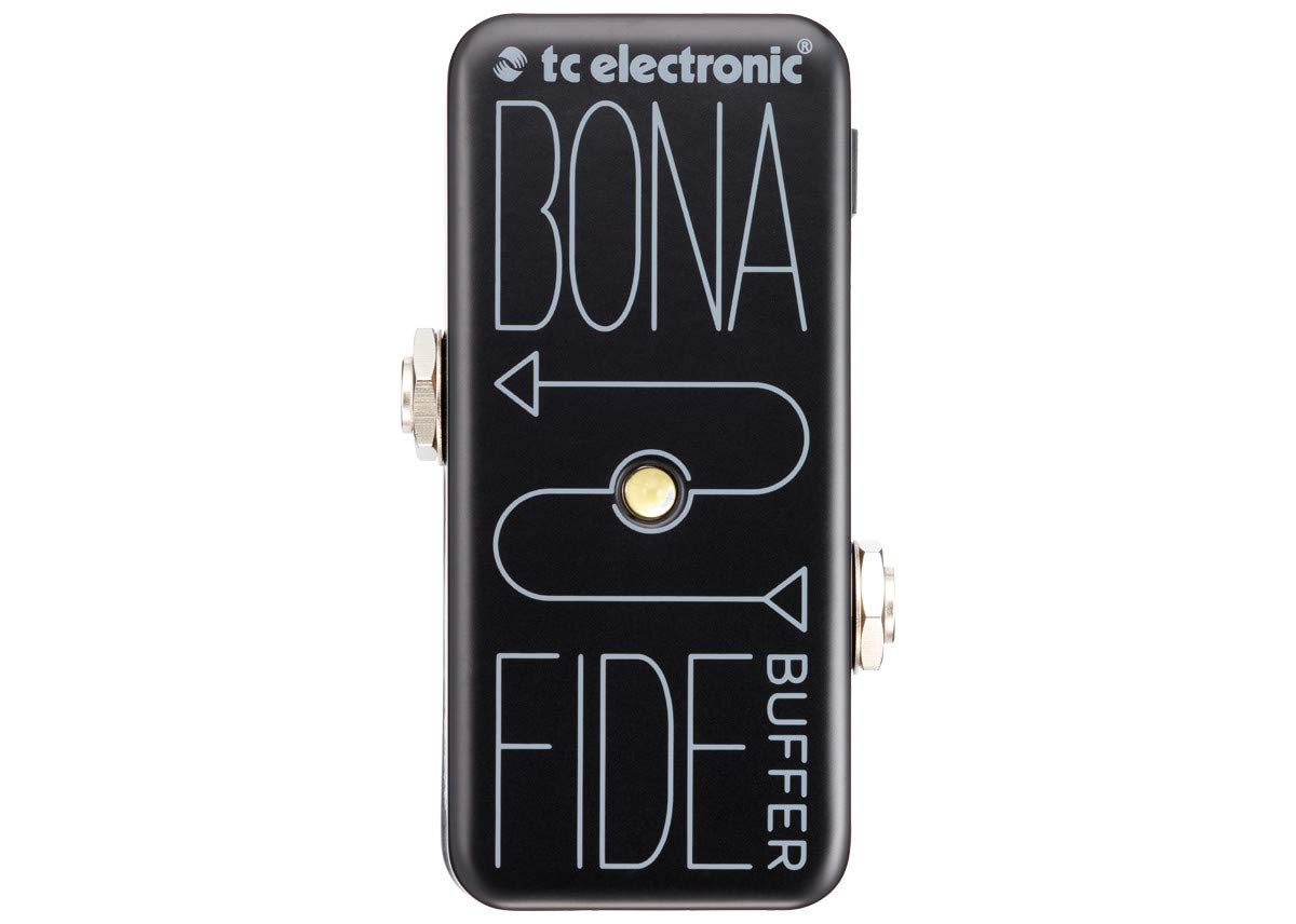

tc Electronic Analog Buffer: Restores the original tone of distortion. Bonafide Buffer: Reduces loss over long cables.