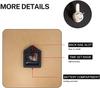 Custom UV Printed Square Wood Wall Art Clock /ODM Square Silent Quartz Wooden Clock for Kitchen Bedroom Decoration