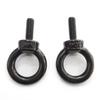 Electrophoretic Black 304 Stainless Steel Eye Bolt - O-Ring Shaped, M3-M20 Sizes