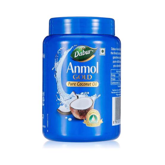 

Чистое кокосовое масло Dabur Anmol Gold (Широкий рот) синий