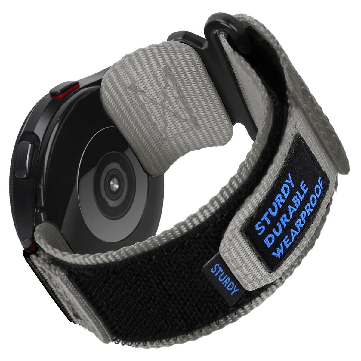 

Нейлоновый ремешок 20 мм 22 мм для Samsung Galaxy Watch 5 Pro, ремешок для часов Galaxy Watch 6, 5, 40, 44 мм, сменный браслет для часов 6, 43, 47 мм 22mm серый