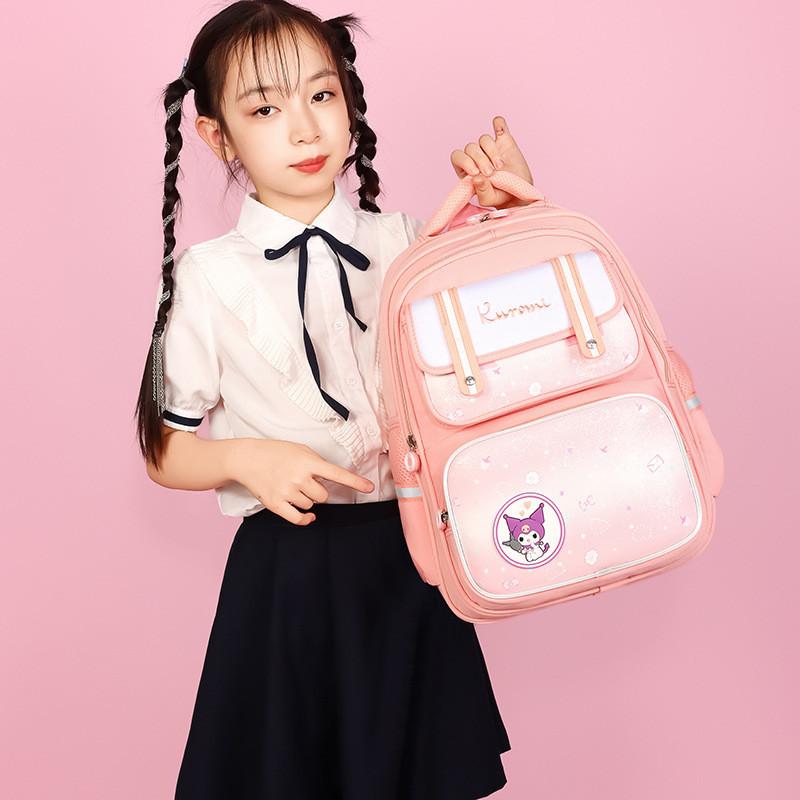 Adorable Lightweight Nylon School Backpack With Cartoon Design For Girls And Boys