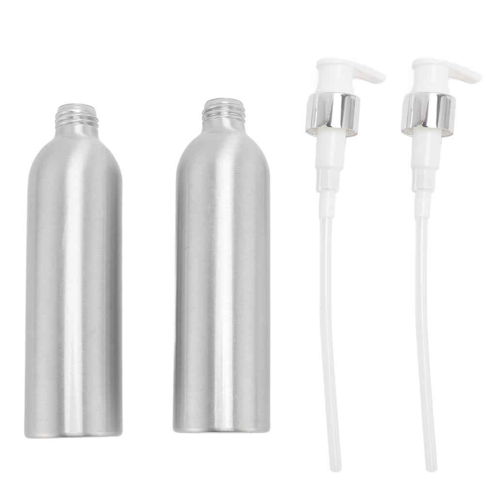 Aluminium Soap Dispenser Heat Resistant Reusable Hand Lotion Bottle Shower Dish Dispenser for Lotion Shampoo Massage Oil