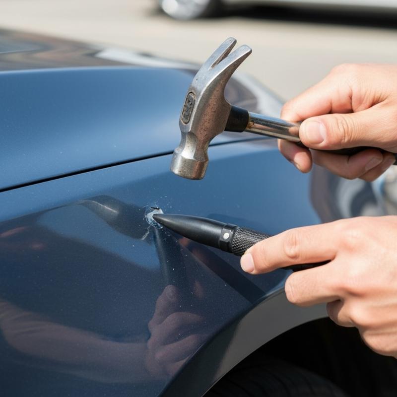 Ergonomic Professional Automotive Magnetic Dents Knocking Down Pen None Paint Repair Removal Tool For Car Motorcycles