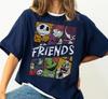 Vintage The Nightmare Before Christmas Characters Shirt Jack Skellington and Sally Oogie Boogie Bash