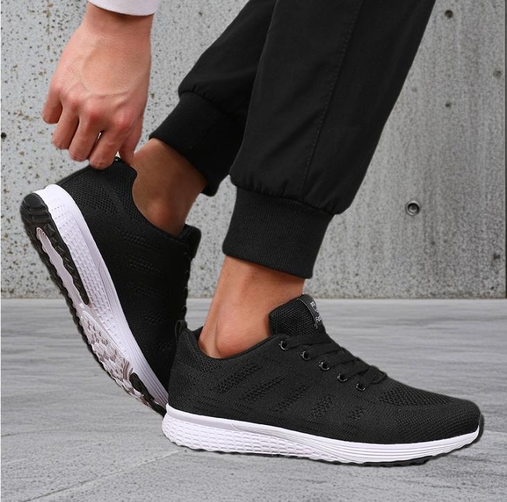 Men's Sneakers Fashion Soft Walking Flats Non-slip Casual Sport Tennis Shoes Summer White Lightweight Running Shoe for Male 2025