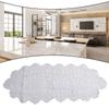 Cotton Table Runner Floral Oval 30x80cm Dining Table