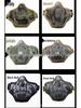 Skull Tactical Half Face Steel Mesh Mask for Wargame Protection