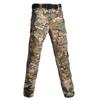 CrossG2 Men's Frog Camouflage Tactical Work Pants - Wear-resistant, Breathable Outdoor Training Military Fan Long Pants