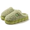 fluff English standard cotton slippers autumn and winter new couple home cotton mop fleece warm slippers