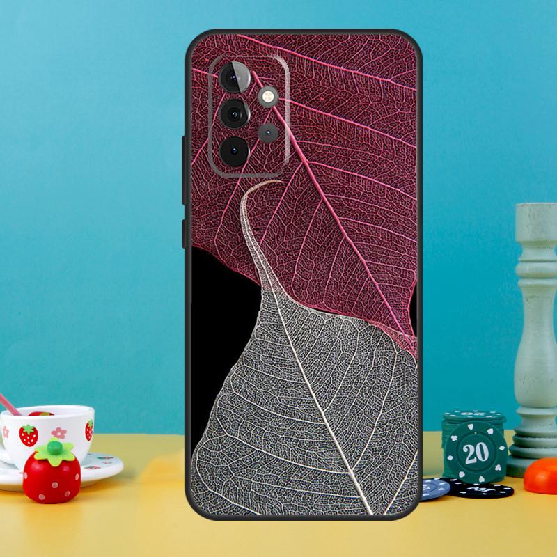 Colorful Leaves Case For Samsung Galaxy A15 A16 A05 A26 A36 A56 A52 A53 A33 A13 A34 A54 A14 A35 A55 A22 A32