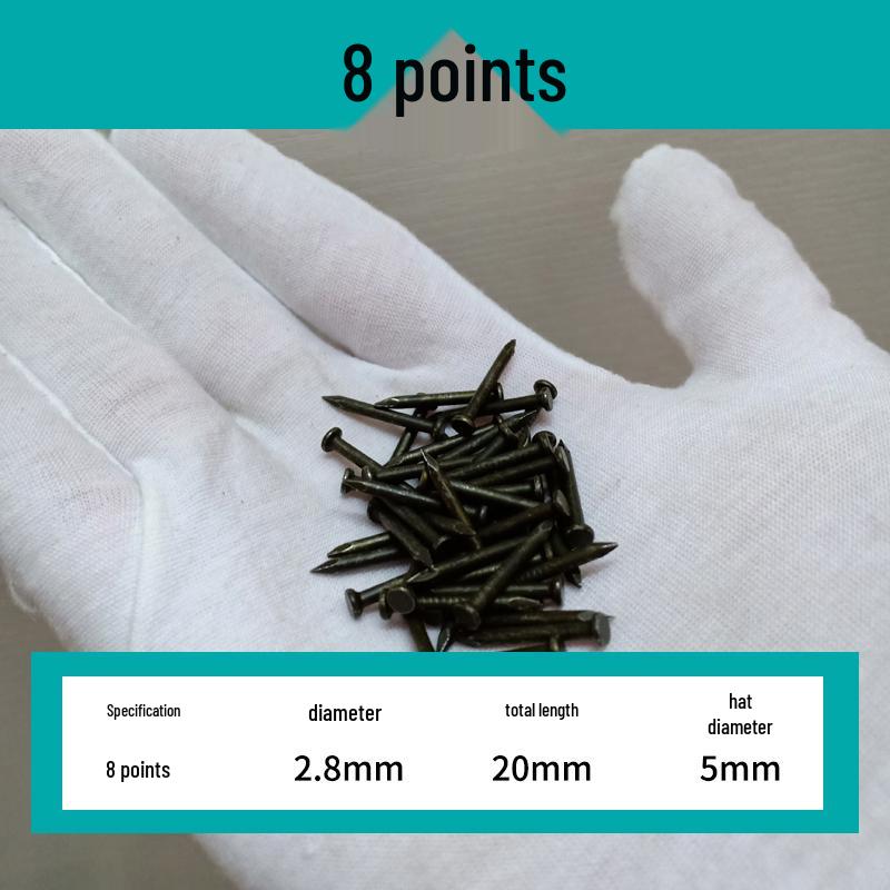 Multi-Purpose Steel Nails for Hanging Pictures and Frames on Concrete or Wood Walls