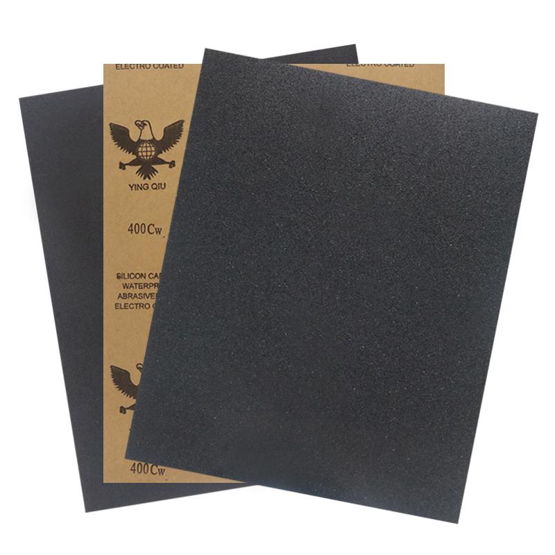 נייר שיוף רטוב עדין במיוחד להברקה וליטוש ירקן, עץ, קירות ורכב, דרגות 240-2000