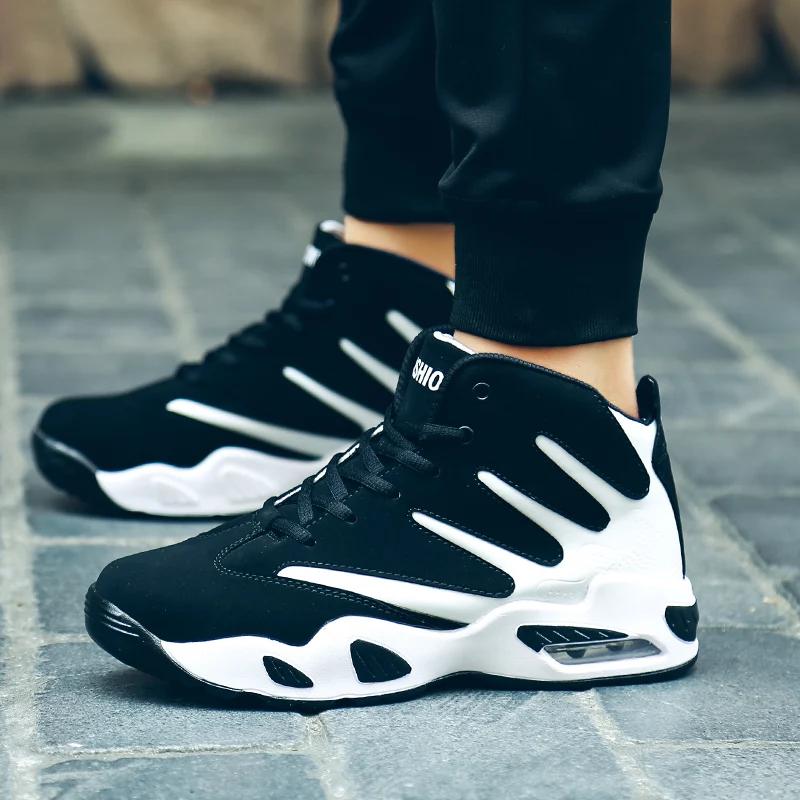 Neue Basketballschuhe Herren Sportlich Lässig Gepolstert Sport Hochwertig Professionell Sneaker Tragbar Training Basketballschuhe