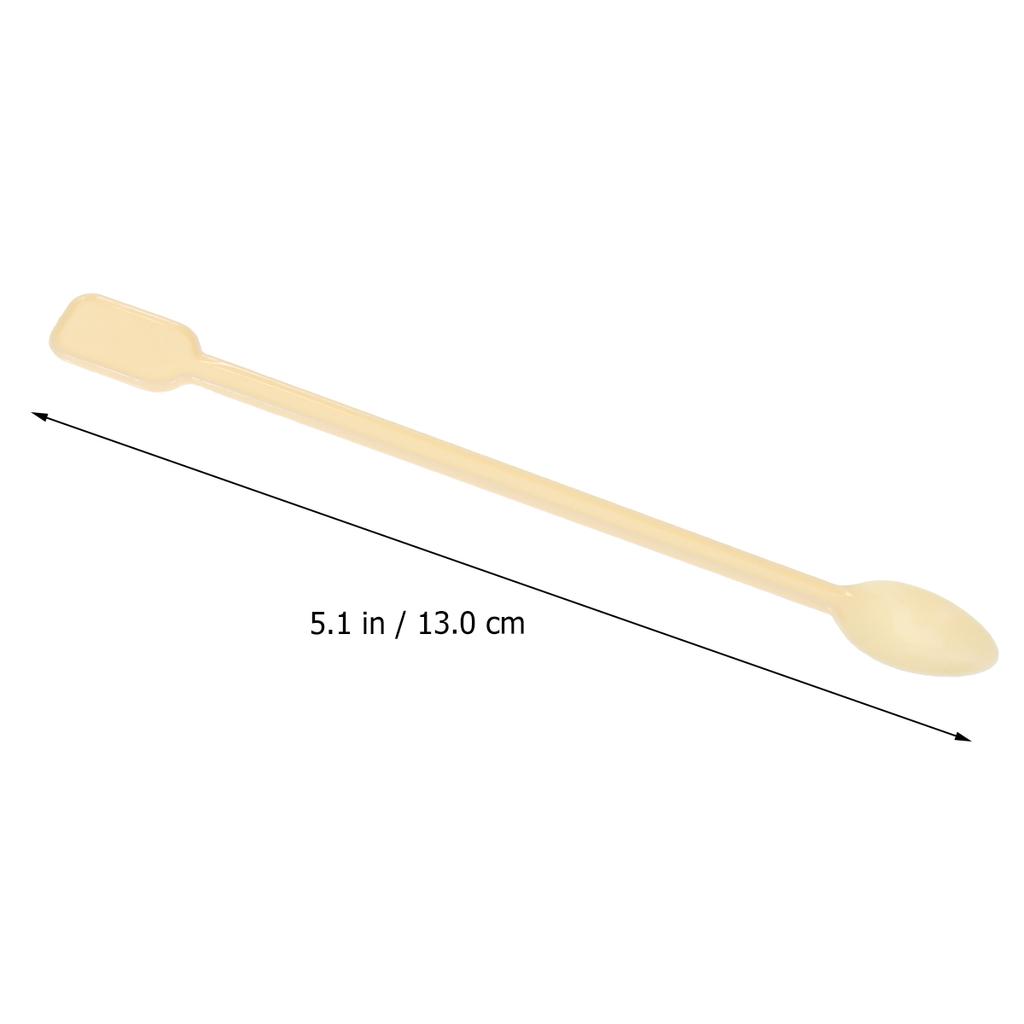 500 ks Jednorázové plastové kávové lžičky Potravinářské čajové lžičky Míchátka Swizzle Sticks pro kuchyň jídelnu