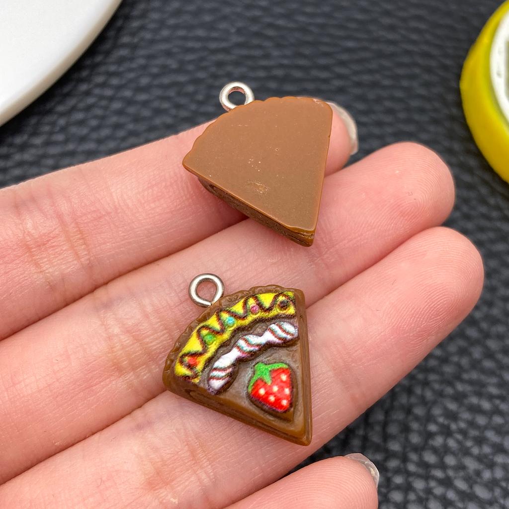 10Pc/Set New Popular Realistic Coffee Bean And Coffee Cup Pendants, Resin Accessories For Diy Creative And Fun Earrings Necklace