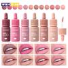 Febble 12 Color Ink Lip Gloss Matte Nude Velvet Liquid Lipstick Multifunctional Long-lasting Lip Cosmetics for Women & Girls