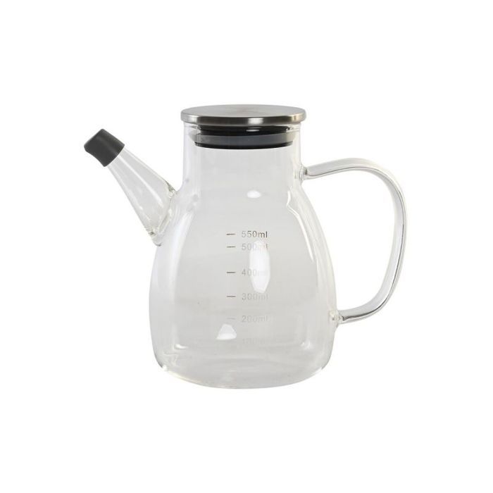 Huilier - DKD Home Decor - S3041379 - Acier Inoxydable - Verre Borosilicaté - 550 Ml