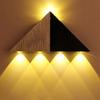 AC85 265V 5W LED Wall Light Triangle Sconce Lamp for Home Bedroom Bar Cafe Cold White