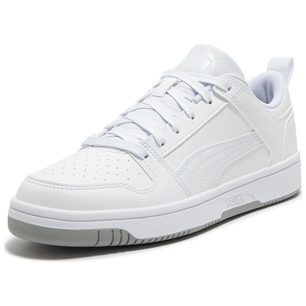 New PUMA Rebound Layup Low Top Skateboard Shoes Unisex White 396122-01