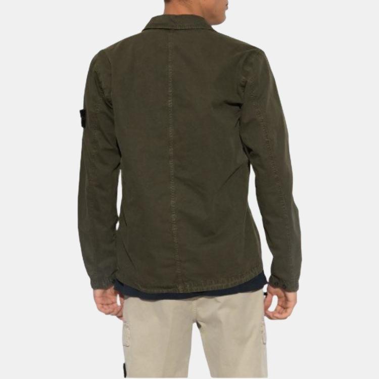 STONE ISLAND Overshirt 'Olive' Men's 7915102WN-V0158