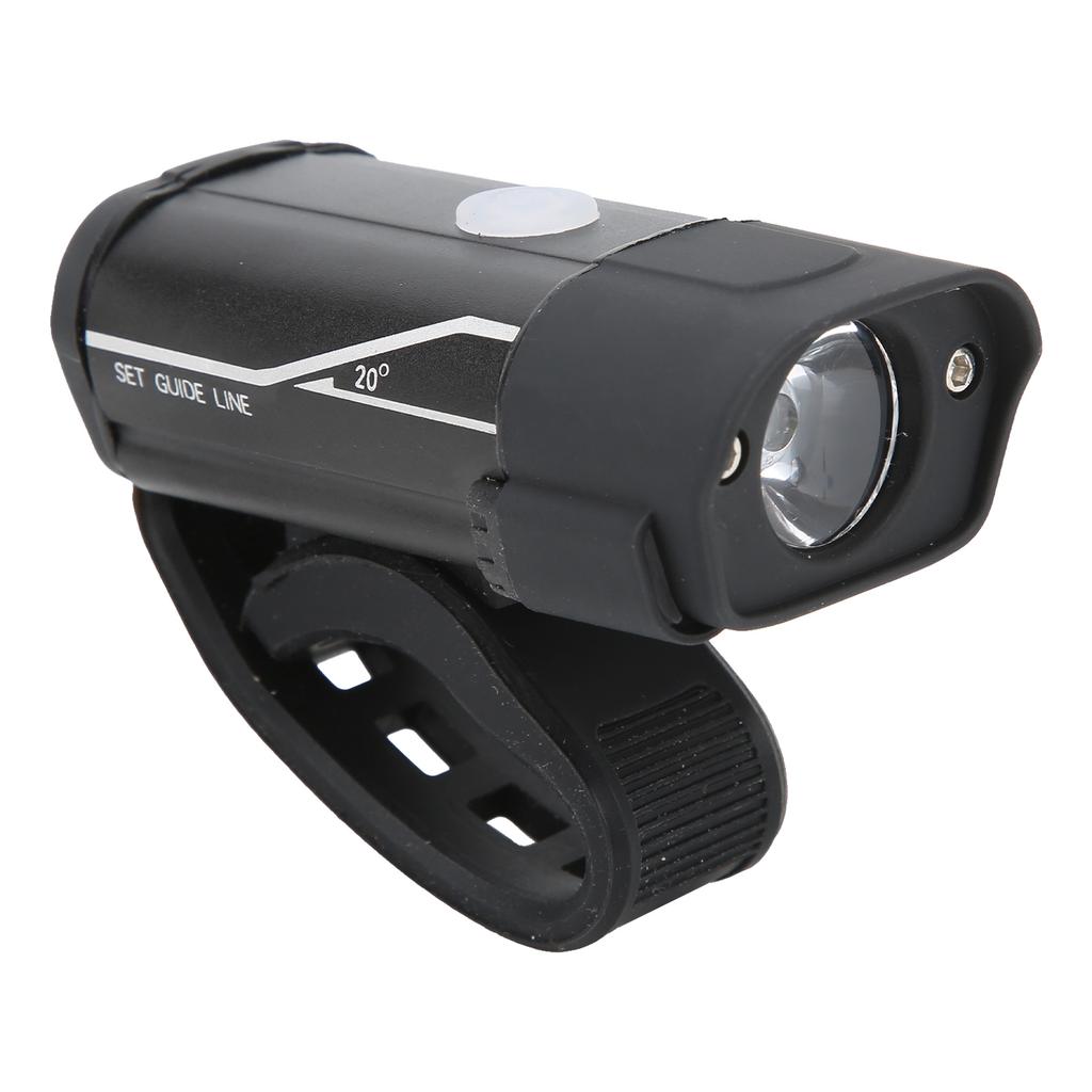Bike Headlight USB Rechargeable Portable Long Battery Life Warning Light for Night Riding