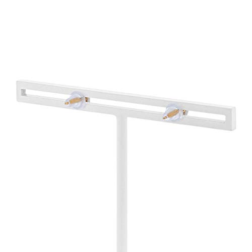 ESTELLE [Official] Women's Earrings, 18K Pink Gold with Cubic Zirconia (SS), 0231-3433-0010-0000