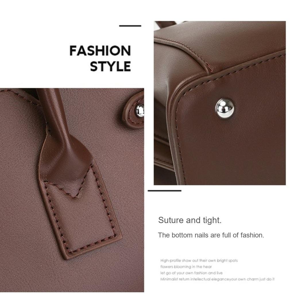 Xeie Thuk Shoulder Bag Women Faux leather Adjustable Strap Daily