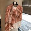 Women Bohemian Ethnic Style Lightweight Sunscreen Scarf For Outdoor Travel Daily Wear